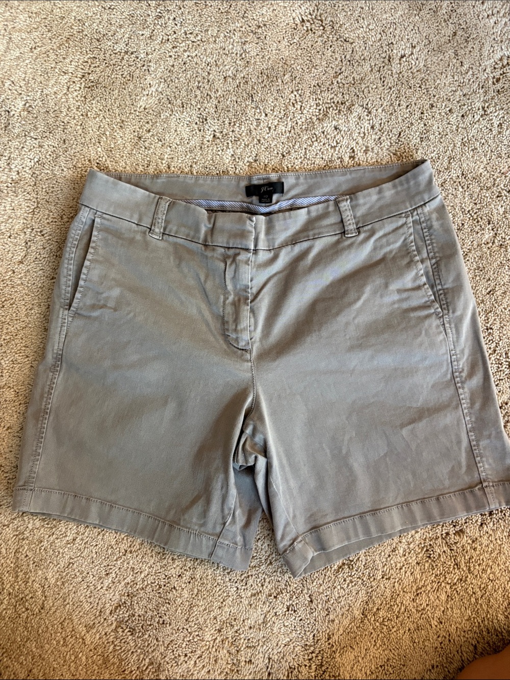 J. Crew Classic Gray Chino Bermuda Shorts